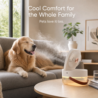 AeroMist Pro | 3-in-1 Cooling Fan, Humidifier & Ambient Light