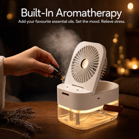 AeroMist Pro | 3-in-1 Cooling Fan, Humidifier & Ambient Light