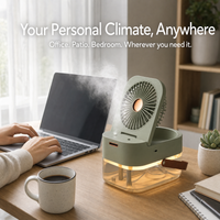 AeroMist Pro | 3-in-1 Cooling Fan, Humidifier & Ambient Light