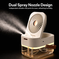 AeroMist Pro | 3-in-1 Cooling Fan, Humidifier & Ambient Light