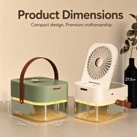 AeroMist Pro | 3-in-1 Cooling Fan, Humidifier & Ambient Light