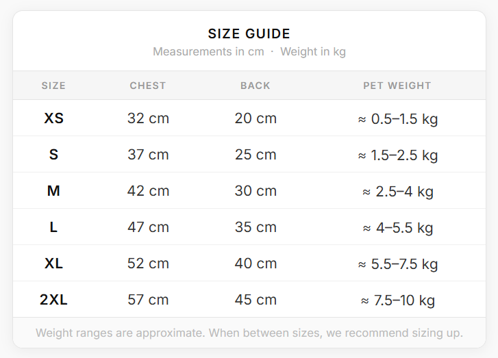 Size Guide
